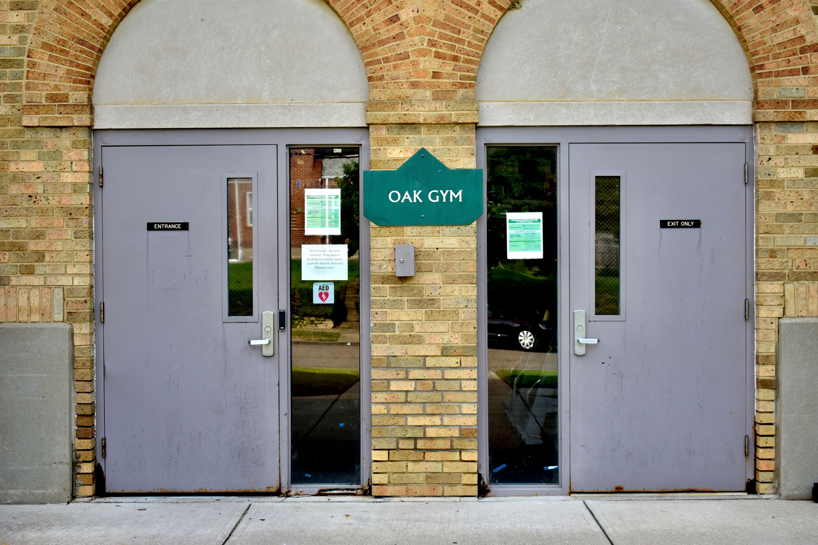 Oak Gym Entrance